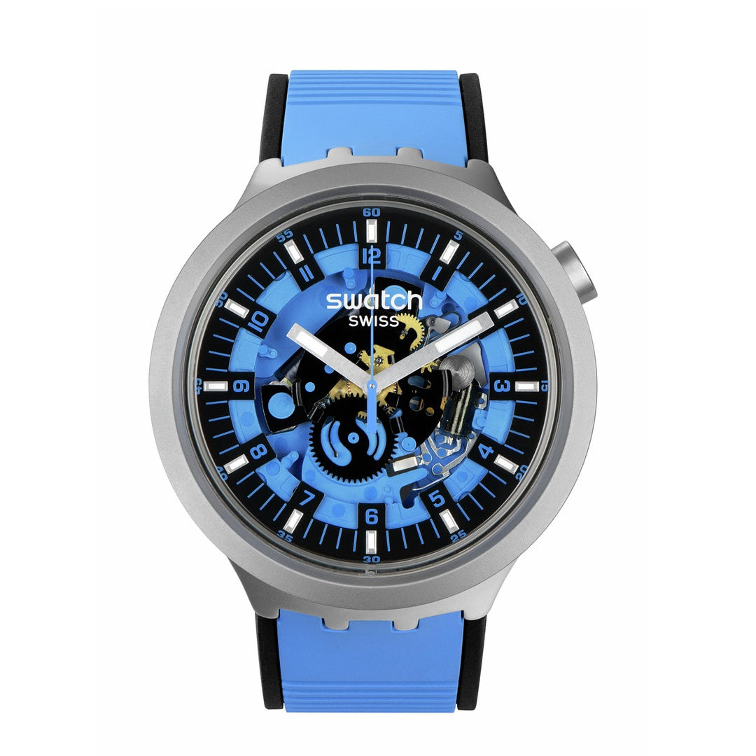 Azure Blue Dazy Big Bold Irony Swatch SB07S106
