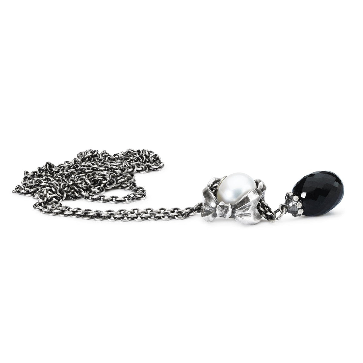 Collana d'Argento con Onice Nero Trollbeads cm. 110 TAGFA-00001