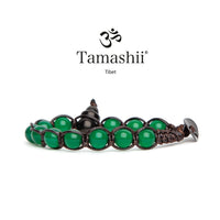 Tamashii Shungite con Agata verde Bracciale 8mm BHSS900-12