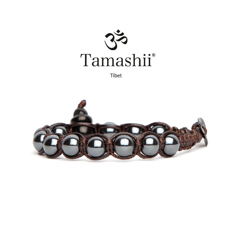 Tamashii Shungite Ematite Bracciale 8mm BHSS900-22