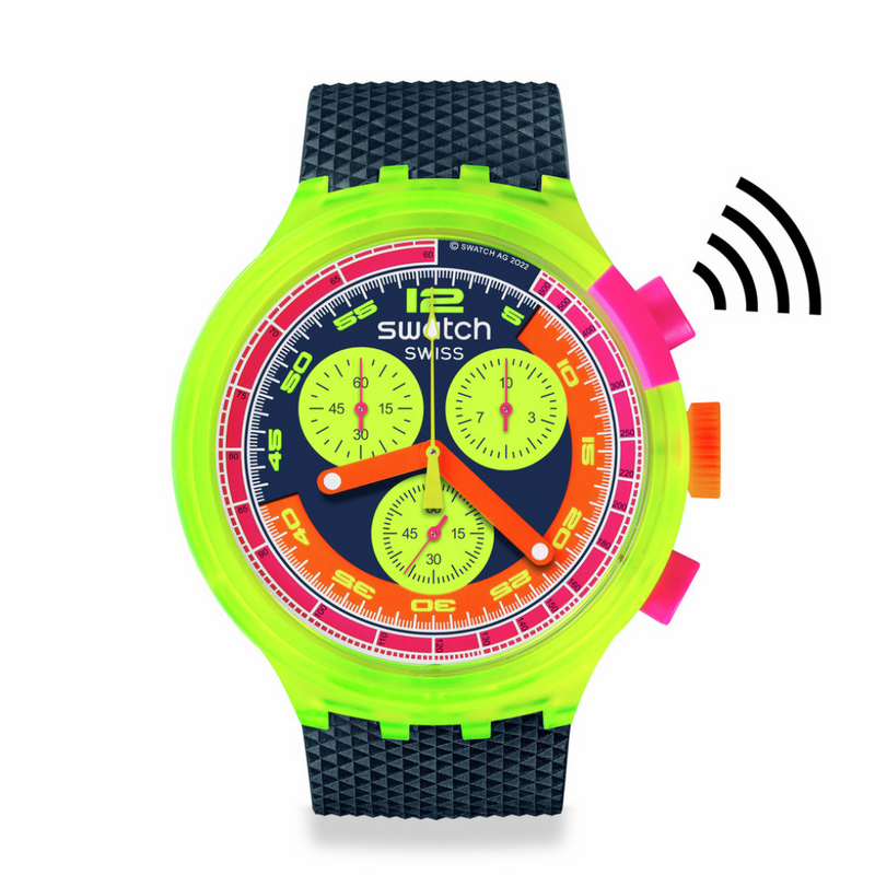 Neon to the Max PAY! Swatch Big Bold Chrono SB06J101-5300