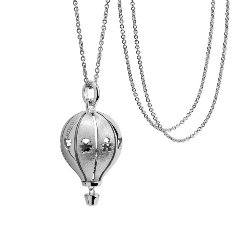 LE MONGOLFIERE ♡ Suonamore argento con collana SNM053