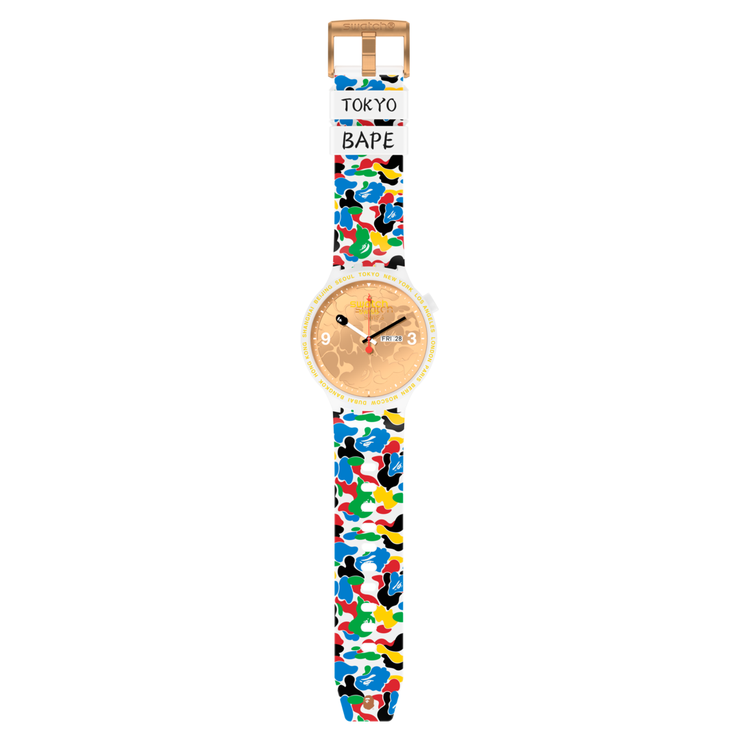 Swatch Bape Bronze Special Edition Tokyo 2020 SO27Z710