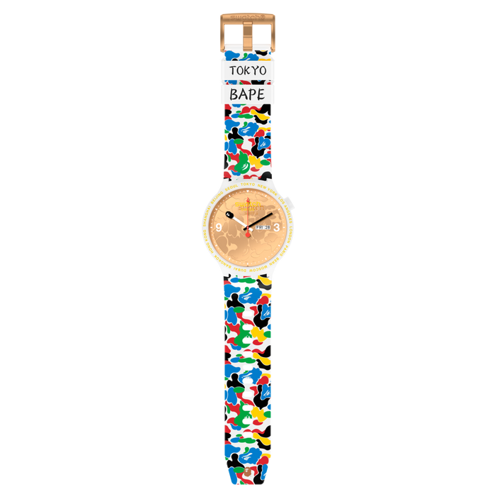 Swatch Bape Bronze Special Edition Tokyo 2020 SO27Z710