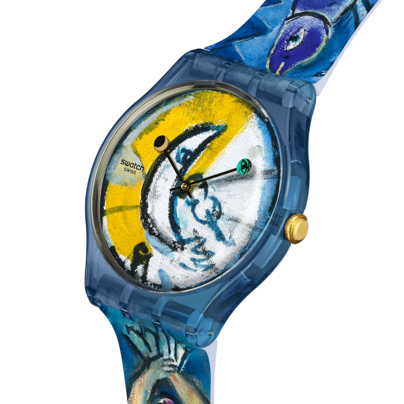 Chagall's Blue Circus Swatch x Tate SUOZ365