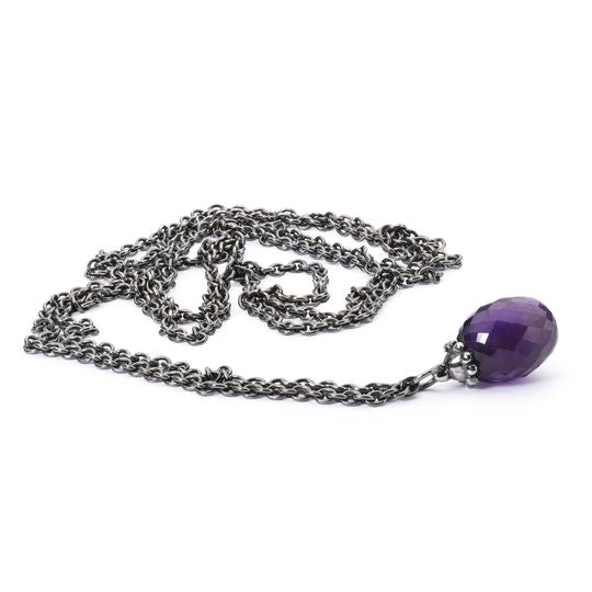 Collana Fantasia Ametista Trollbeads cm. 110 TAGFA-00032