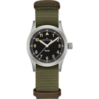 Khaki Field Quarz Nato Nero 38mm H69401930