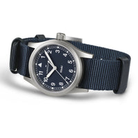 Khaki Field Quarz Nato Blu 33mm H69301940