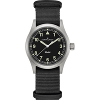 Khaki Field Quarz Nato Nero 38mm H69401430