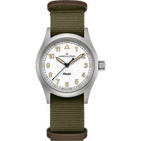 Khaki Field Quarz Nato Bianco 38mm H69401910