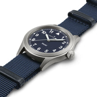 Khaki Field Quarz Nato Blu 38mm H69401940