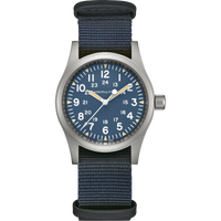 Khaki Field Mechanical Nato Blu 38mm H69439940