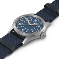 Khaki Field Mechanical Nato Blu 38mm H69439940