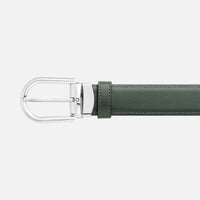 Cintura reversibile Montblanc nera/verde 30mm 128758 - Spallucci Gioielli