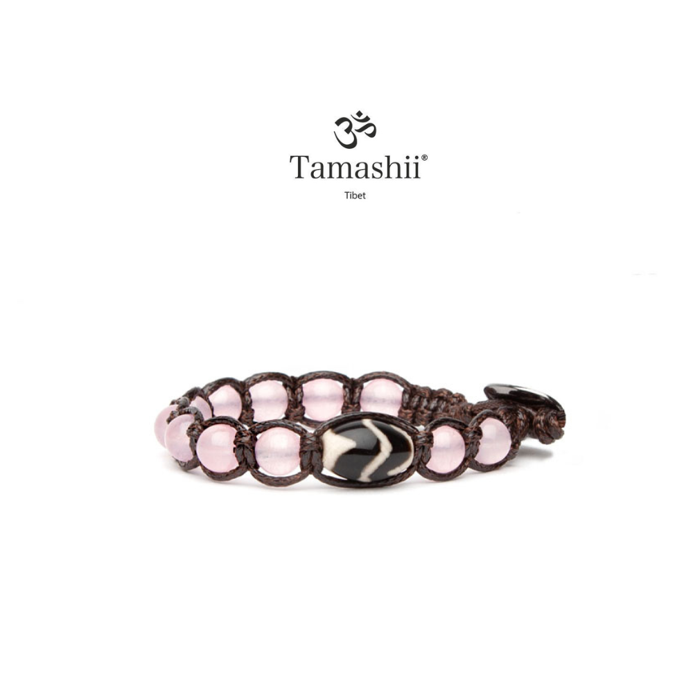 Shönu Serenità Giada Rosa Bracciale 6mm BHS501-02-199