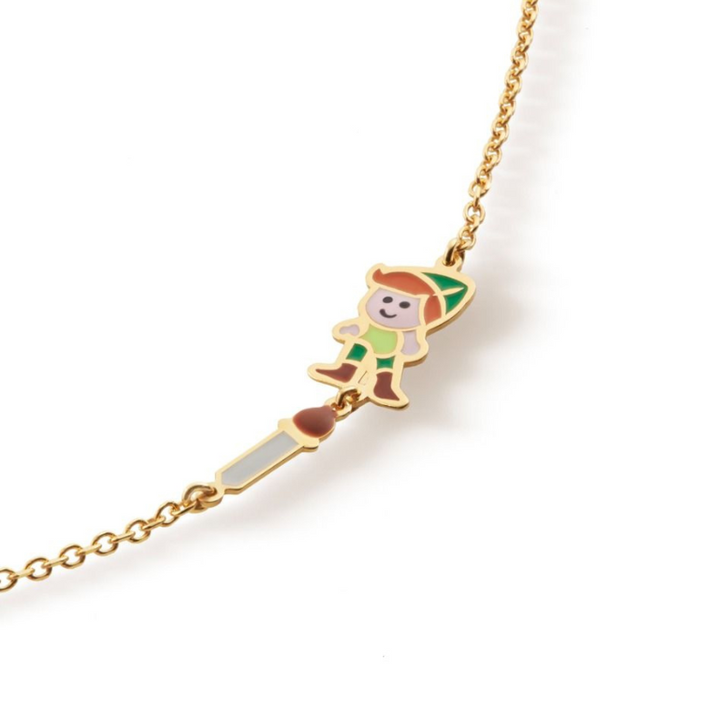 FIABE ♡ Bracciale Oro Giallo Peter Pan PMG099