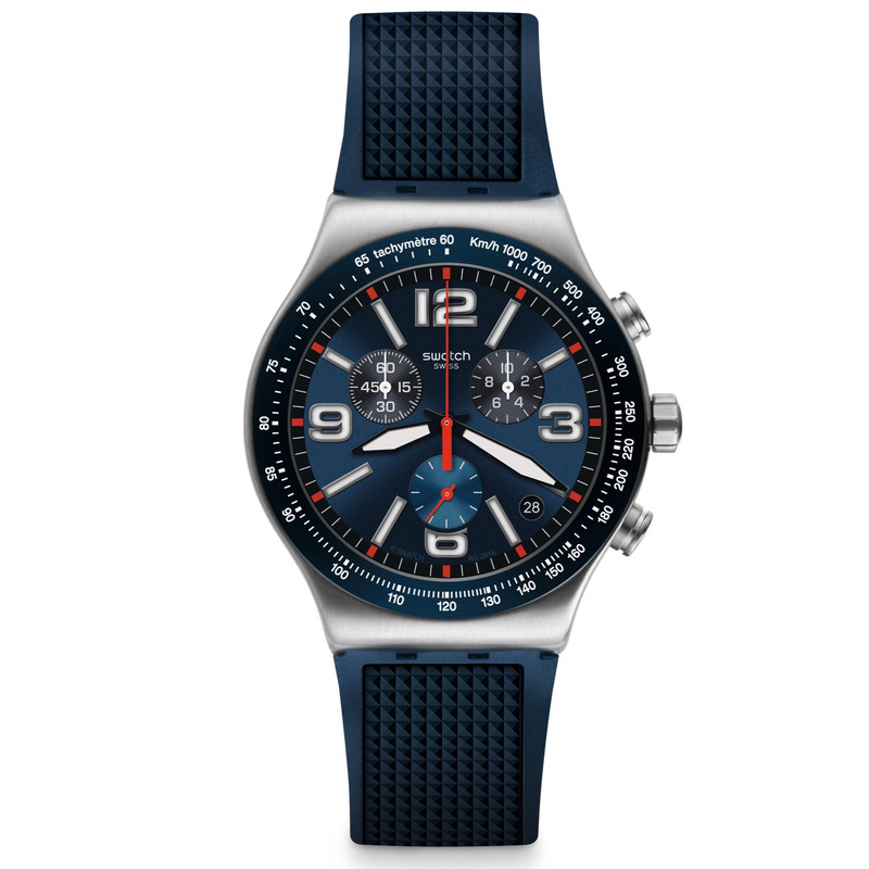 Blue Grid Swatch YVS454 - Spallucci Gioielli